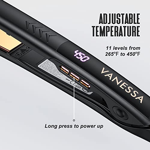 Hair Straightener, Flat Iron for Hair, Titanium Flat Iron, Hair Straightener ...