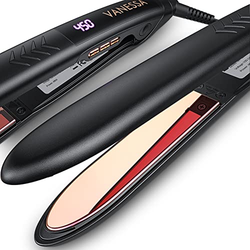 Hair Straightener, Flat Iron for Hair, Titanium Flat Iron, Hair Straightener ...