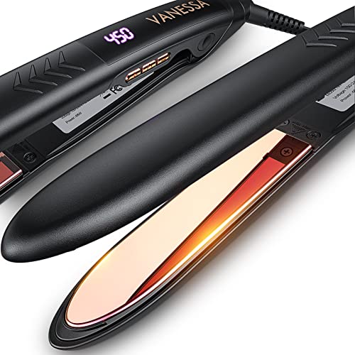Hair Straightener, Flat Iron for Hair, Titanium Flat Iron, Hair Straightener ...