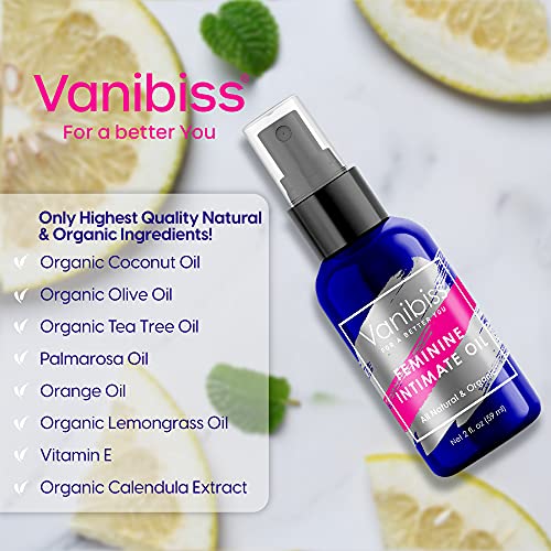 Vanibiss Feminine Intimate Oil - Relieves Vaginal Odor, Itching, BV, Irritati...