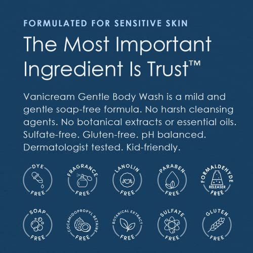 Vanicream Gentle Body Wash -12 fl oz - Formulated Without Common Irritants fo...