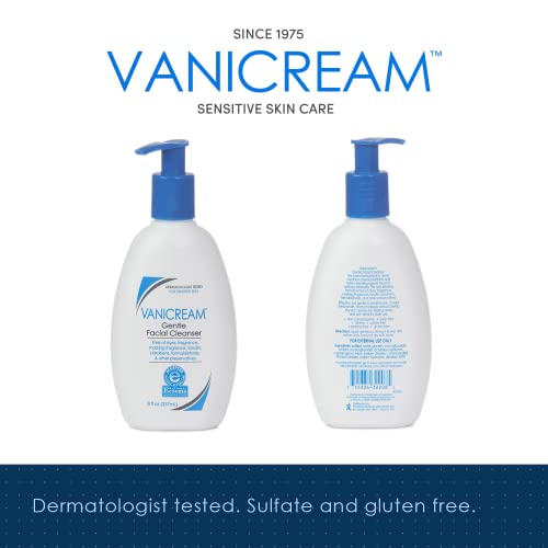 Vanicream Gentle Facial Cleanser with Pump Dispenser - 8 fl oz - Formulated W...