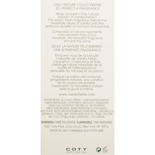 Coty Vanilla Fields Cologne Spray - 0.75 oz