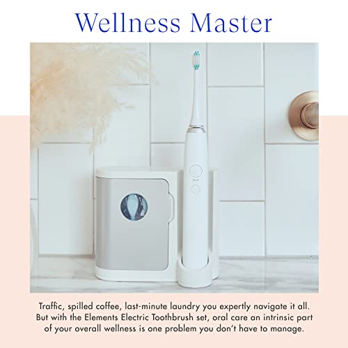 Vanity Planet Elements Ultrasonic Electric Toothbrush - Silver - Advanced Ora...