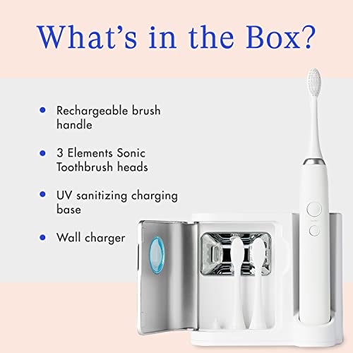 Vanity Planet Elements Ultrasonic Electric Toothbrush - Silver - Advanced Ora...