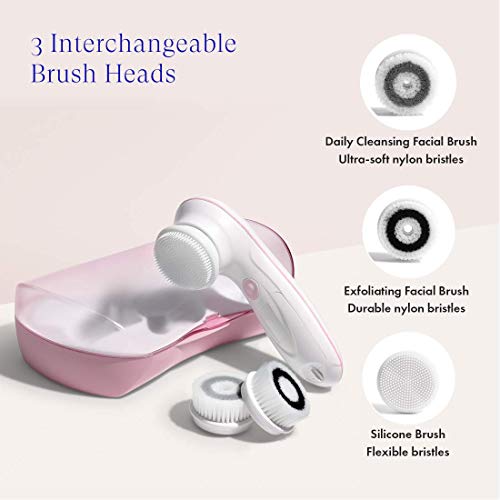 Vanity Planet Facial Cleansing Brush Ultimate Skin Spa with 3 Interchangeable...