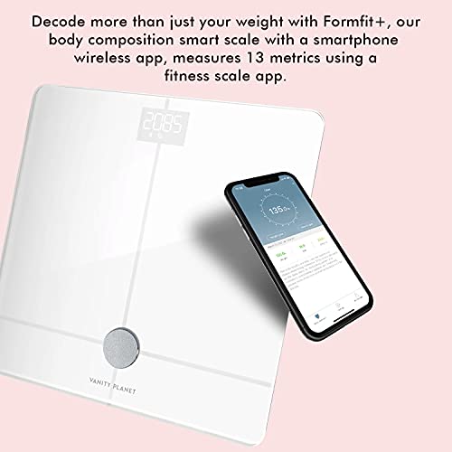 Vanity Planet Form Fit and Bluetooth Digital Body Analyzer - Smart Scale Trac...