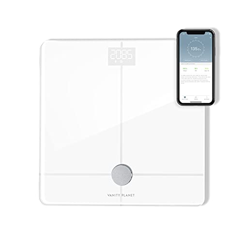 Vanity Planet Form Fit and Bluetooth Digital Body Analyzer - Smart Scale Trac...