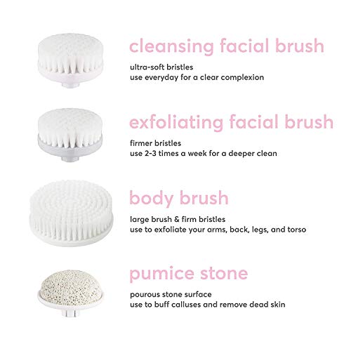 Vanity Planet Interchangeable Replacement Brush Heads for Spin for Perfect Sk...