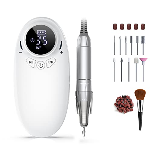 Nail Drill Set Kit Professional Rechargeable Portable Electric Nail Drill Pro...