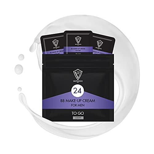 Vantaggio & Co. BB Make-Up Cream for Men - Light | 24 Individually Packed Pou...