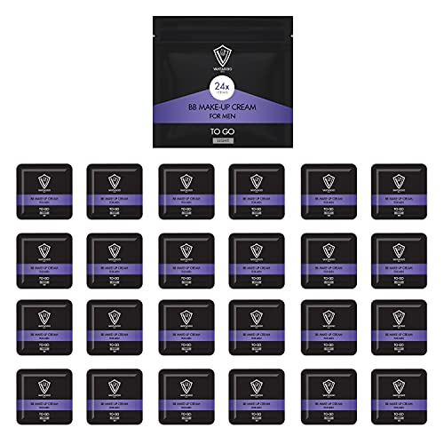 Vantaggio & Co. BB Make-Up Cream for Men - Light | 24 Individually Packed Pou...
