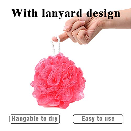 20pcs Loofahs MINI Shower Sponge Exfoliating Pouf Bath Mesh Pouf Lot Bulk Ass...