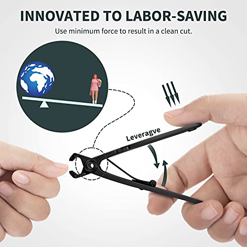 VANWIN Nail Clippers for Thick Nails, 16mm Wide Jaw Opening Oversized Toenail...