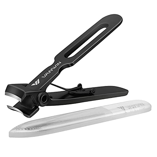 VANWIN Nail Clippers for Thick Nails, 16mm Wide Jaw Opening Oversized Toenail...