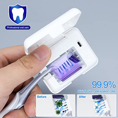 Toothbrush Covers, Travel Toothbrush Case With Clean Function, Portable Trave...