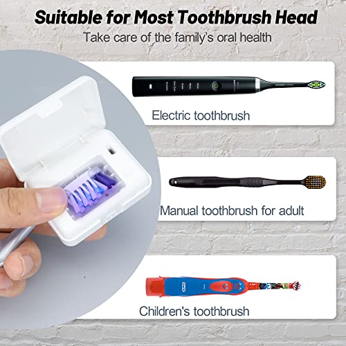 Toothbrush Covers, Travel Toothbrush Case With Clean Function, Portable Trave...