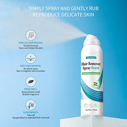 Premium Hair Removal Spray Foam | Body & Intimate Hair Removal Cream for Wome...
