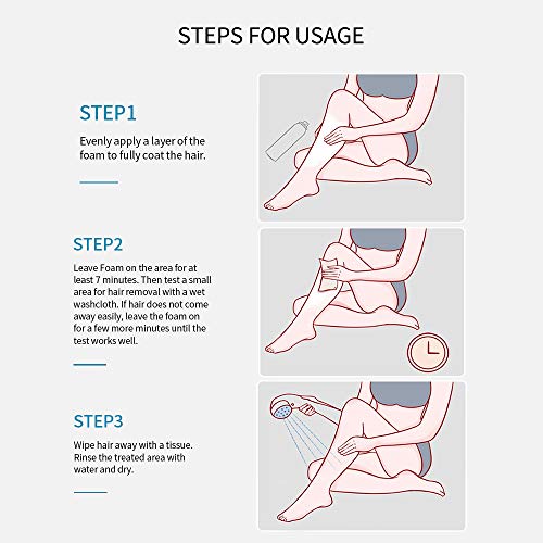 Premium Hair Removal Spray Foam | Body & Intimate Hair Removal Cream for Wome...