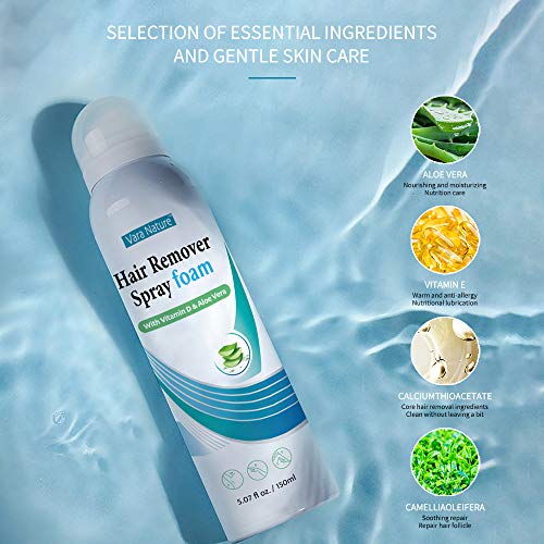 Premium Hair Removal Spray Foam | Body & Intimate Hair Removal Cream for Wome...