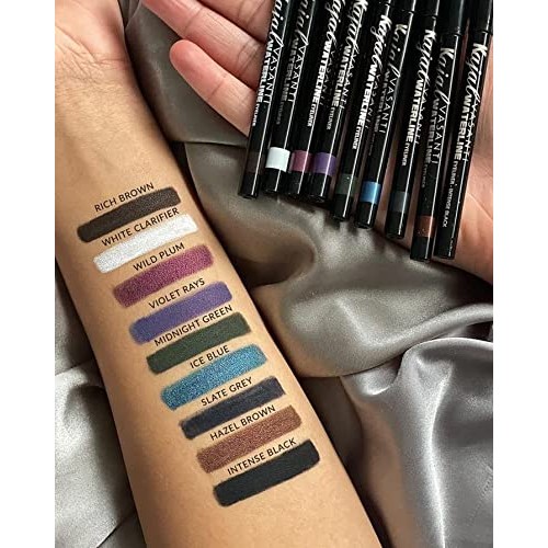 VASANTI Kajal Waterline Eyeliner Pencil - Long-lasting, Waterproof, Smudge-pr...