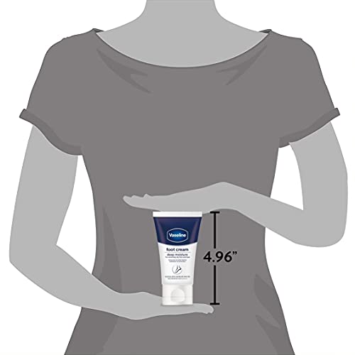 Vaseline Deep Moisture Foot Cream For Dry Cracked Feet & Heel, Non-Greasy Cra...