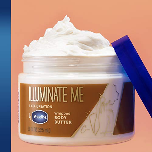 Vaseline Illuminate Me Body Butter Created for Melanin Rich Skin Whipped Body...