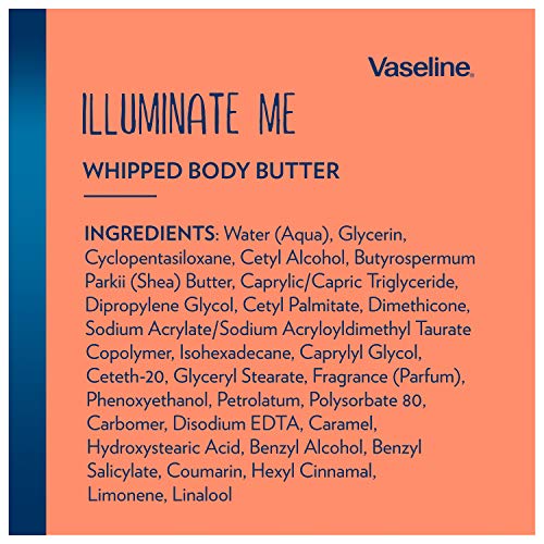 Vaseline Illuminate Me Body Butter Created for Melanin Rich Skin Whipped Body...
