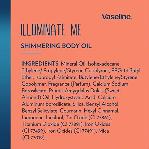 Vaseline Illuminate Me Shimmering Body Oil Created for Melanin Rich Skin Body...