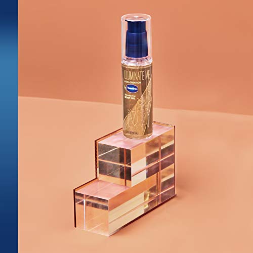 Vaseline Illuminate Me Shimmering Body Oil Created for Melanin Rich Skin Body...