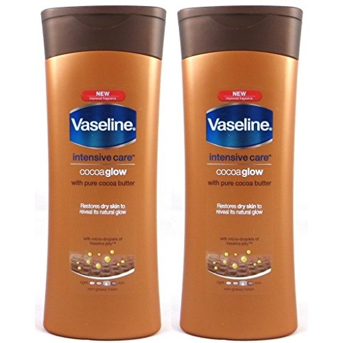 Vaseline Intensive Care Cocoa Glow Body Lotion With Pure Cocoa Butter, 13.5 O...