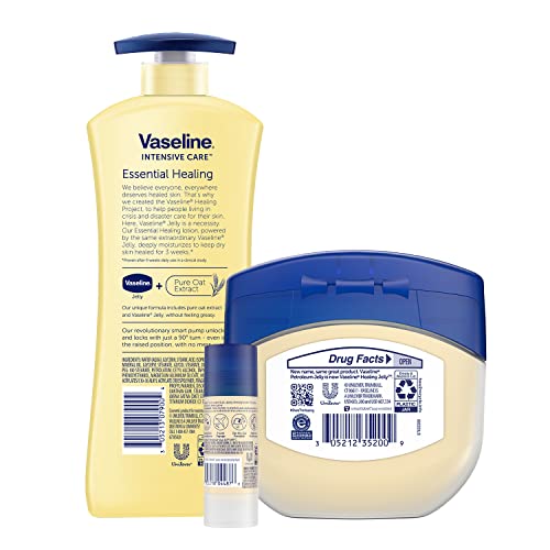 Vaseline Intensive Care Essential Healing Body Lotion, 20.3 oz, Bundled with ...