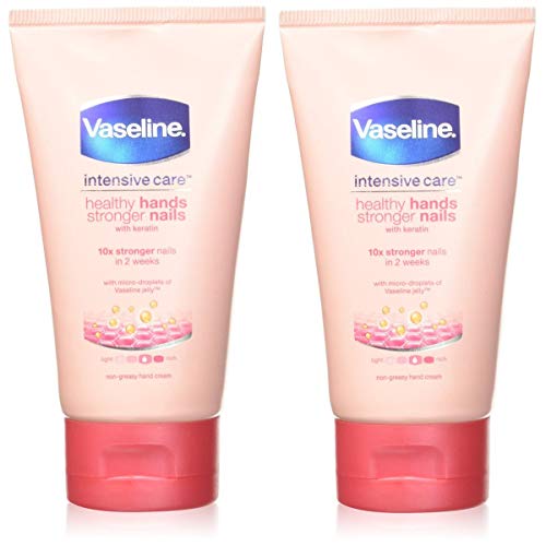 Vaseline Intensive Care Healthy Hands + Stronger Nails Hand Cream 75Ml - Pack...