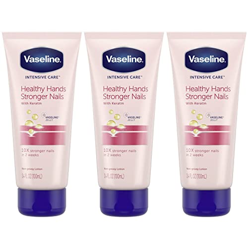 Vaseline Intensive Care Healthy Hands Stronger Nails Lotion with Keratin, Vit...