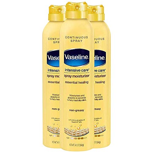 Vaseline Intensive Care Spray Moisturizer Essential Healing, 6.5 Ounce (Pack ...