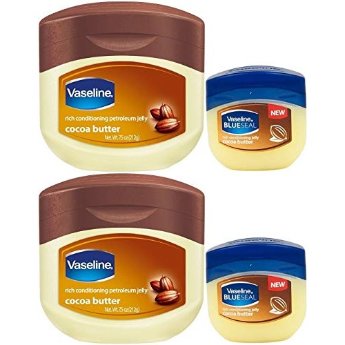 Vaseline Petroleum Jelly, Cocoa Butter, 7.5 Ounce [With Bonus 1.7 Ounce] (Pac...