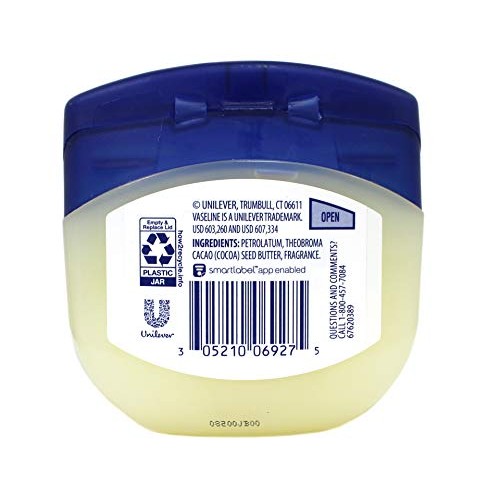 Vaseline Petroleum Jelly, Cocoa Butter, 7.5 Oz