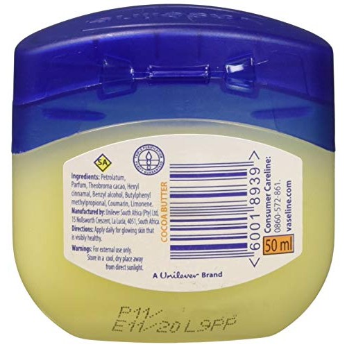 Vaseline Ptrlm Jel Coco B Size 1.75z Vaseline Petroleum Jelly Cocoa Butter 1....