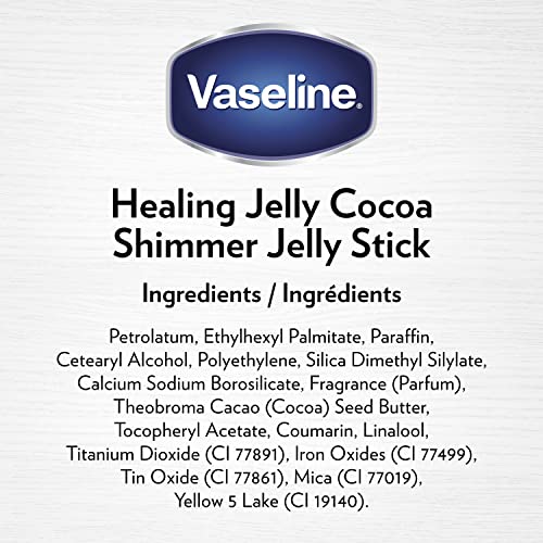 Vaseline Rich Moisturizing Healing Jelly Cocoa Butter, 13 oz Bundled with Coc...