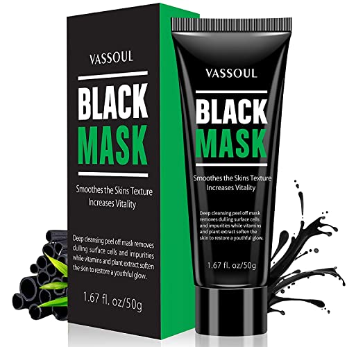 Vassoul Blackhead Remover Mask, Peel Off Blackhead Mask, Black Mask - Deep Cl...