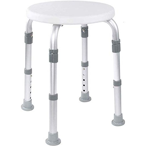 Medical Tool-Free Assembly Adjustable Shower Stool Tub Chair and Bathtub Seat...