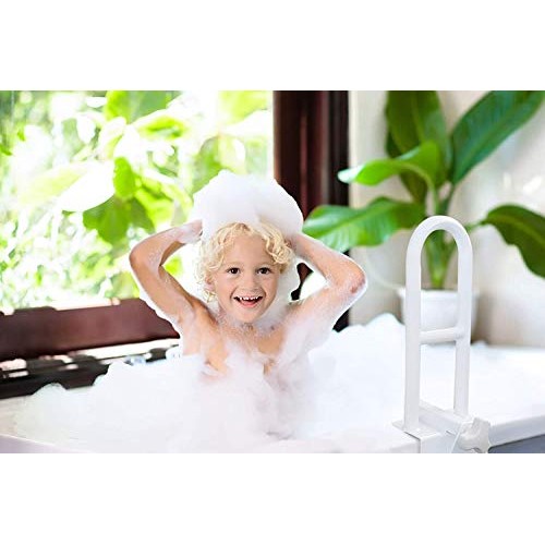 Vaunn Medical Adjustable Bathtub Safety Rail Shower Grab Bar Handle