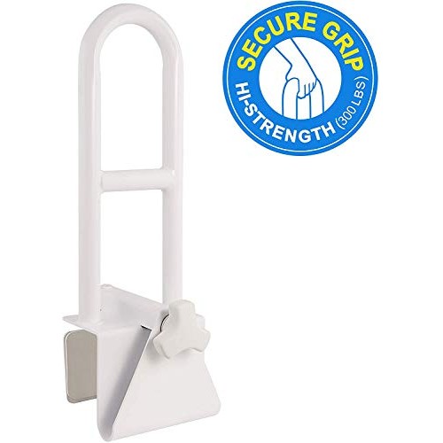 Vaunn Medical Adjustable Bathtub Safety Rail Shower Grab Bar Handle