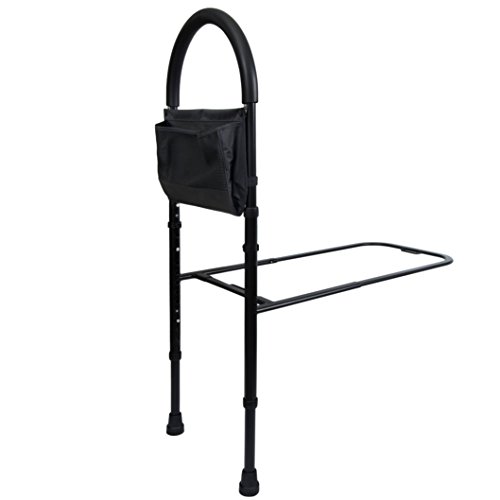 Vaunn Medical Bed Rail Assist & Height Adjustable Grab bar Handle for Adults ...