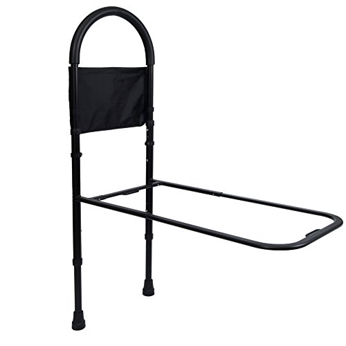 Vaunn Medical Bed Rail Assist & Height Adjustable Grab bar Handle for Adults ...