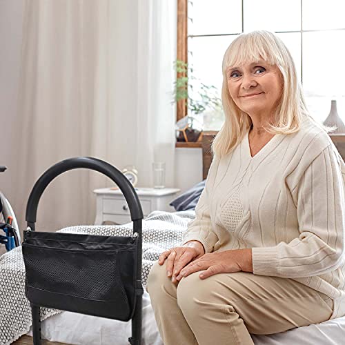 Vaunn Medical Bed Rail Assist & Height Adjustable Grab bar Handle for Adults ...