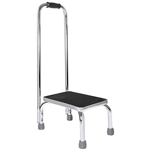 Vaunn Medical Foot Step Stool with Handle and Anti Skid Rubber Platform, Ligh...