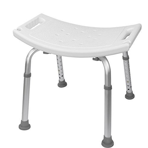 Vaunn Medical Tool-Free Assembly Spa Bathtub Adjustable Shower Chair Seat Ben...