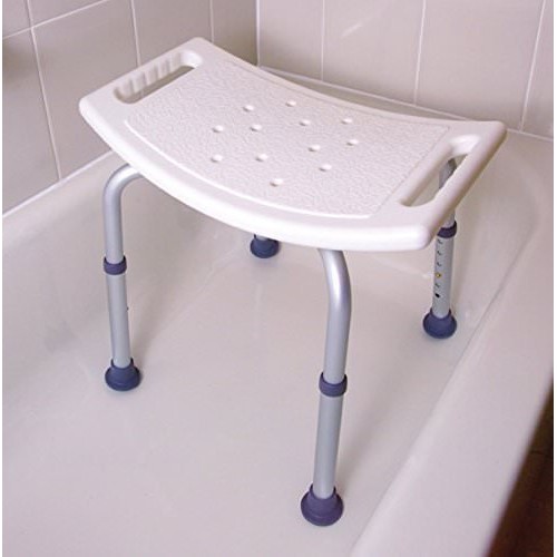 Vaunn Medical Tool-Free Assembly Spa Bathtub Adjustable Shower Chair Seat Ben...