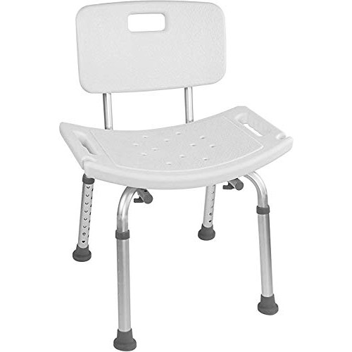 Vaunn Medical Tool-Free Assembly Spa Bathtub Adjustable Shower Chair Seat Ben...